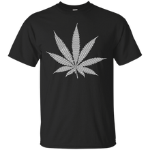 Load image into Gallery viewer, Pot Leaf on Black T-Shirt