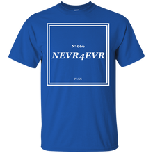 Load image into Gallery viewer, Nevr4evr on Black T-Shirt