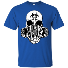 Load image into Gallery viewer, Biohazard Zombie Skull Fuck U T-Shirt