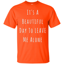 Load image into Gallery viewer, It's A Beautiful Day To Leave Me Alone T-Shirt