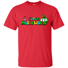 Load image into Gallery viewer, Super Mario World - Pixel Logo T-Shirt - usatodayshirt.com