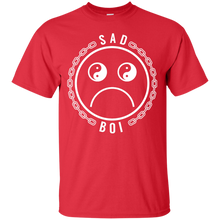 Load image into Gallery viewer, Sad Boi on Black T-Shirt - usatodayshirt.com