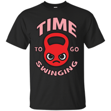 Load image into Gallery viewer, Time To Go Swinging - Kawaii Kettlebell (red) T-Shirt