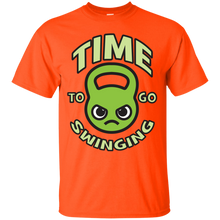 Load image into Gallery viewer, Time To Go Swinging - Kawaii Kettlebell (green) T-Shirt