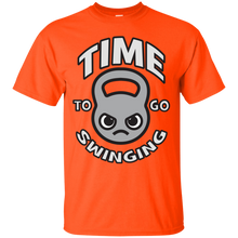 Load image into Gallery viewer, Time To Go Swinging - Kawaii Kettlebell (grey) T-Shirt
