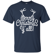 Load image into Gallery viewer, Merry Christmas Y'all T-Shirt