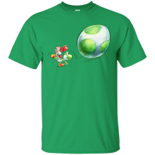 Load image into Gallery viewer, Baby Mario, Yoshi and the Giant Egg. T-Shirt