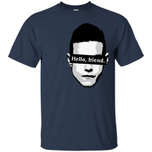 Load image into Gallery viewer, Elliot Alderson: "Hello, friend" Quote (Mr. Robot) T-Shirt - usatodayshirt.com