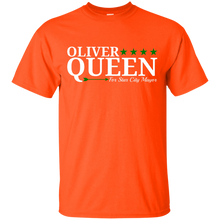 Load image into Gallery viewer, Oliver Queen For Star City Mayor - Green Arrow Design T-Shirt - usatodayshirt.com