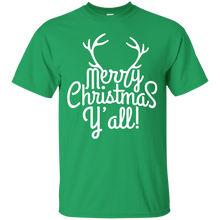 Load image into Gallery viewer, Merry Christmas Y'all T-Shirt