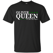 Load image into Gallery viewer, Oliver Queen For Star City Mayor - Green Arrow Design T-Shirt - usatodayshirt.com