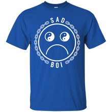 Load image into Gallery viewer, Sad Boi on Black T-Shirt - usatodayshirt.com
