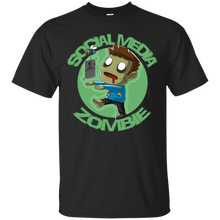 Load image into Gallery viewer, FUNNY SOCIAL MEDIA ZOMBIE T-Shirt - usatodayshirt.com