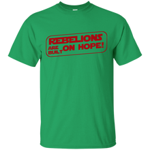 Load image into Gallery viewer, Rebellions are built on hope T-Shirt