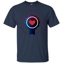 Load image into Gallery viewer, Cancer Nurse Heart Badge T Shirt T-Shirt - usatodayshirt.com