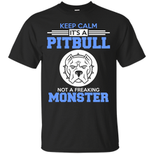 Load image into Gallery viewer, Keep Calm, It's a PitBull....NOT a freaking Monster T-Shirt