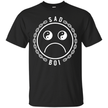 Load image into Gallery viewer, Sad Boi on Black T-Shirt - usatodayshirt.com