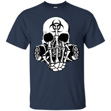 Load image into Gallery viewer, Biohazard Zombie Skull Fuck U T-Shirt