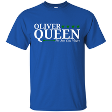 Load image into Gallery viewer, Oliver Queen For Star City Mayor - Green Arrow Design T-Shirt - usatodayshirt.com