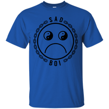 Load image into Gallery viewer, Sad Boi on White T-Shirt - usatodayshirt.com