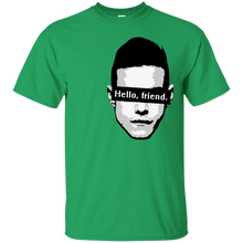 Load image into Gallery viewer, Elliot Alderson: "Hello, friend" Quote (Mr. Robot) T-Shirt - usatodayshirt.com