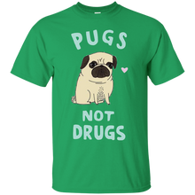 Load image into Gallery viewer, Pugs Not Drugs T-Shirt