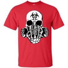 Load image into Gallery viewer, Biohazard Zombie Skull Fuck U T-Shirt