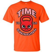Load image into Gallery viewer, Time To Go Swinging - Kawaii Kettlebell (red) T-Shirt