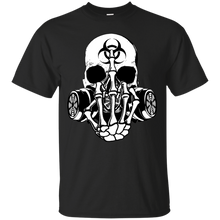 Load image into Gallery viewer, Biohazard Zombie Skull Fuck U T-Shirt