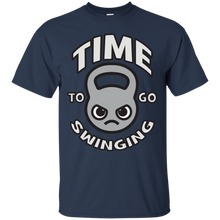 Load image into Gallery viewer, Time To Go Swinging - Kawaii Kettlebell (grey) T-Shirt