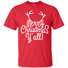 Load image into Gallery viewer, Merry Christmas Y'all T-Shirt