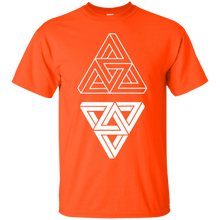 Load image into Gallery viewer, Penrose Triangles on Black T-Shirt - usatodayshirt.com