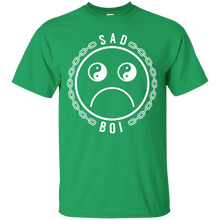 Load image into Gallery viewer, Sad Boi on Black T-Shirt - usatodayshirt.com