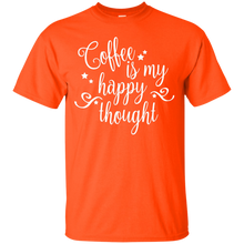 Load image into Gallery viewer, Coffee Is My Happy Thought - Light Version T-Shirt - usatodayshirt.com