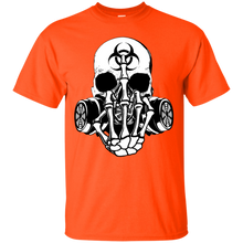 Load image into Gallery viewer, Biohazard Zombie Skull Fuck U T-Shirt