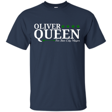 Load image into Gallery viewer, Oliver Queen For Star City Mayor - Green Arrow Design T-Shirt - usatodayshirt.com