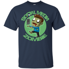 Load image into Gallery viewer, FUNNY SOCIAL MEDIA ZOMBIE T-Shirt - usatodayshirt.com