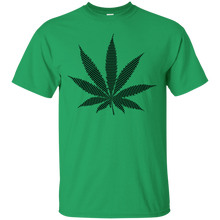 Load image into Gallery viewer, Pot Leaf on White T-Shirt