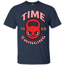 Load image into Gallery viewer, Time To Go Swinging - Kawaii Kettlebell (red) T-Shirt