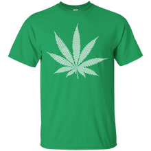 Load image into Gallery viewer, Pot Leaf on Black T-Shirt