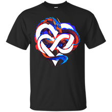 Load image into Gallery viewer, Polyamory Pride Dragon T-Shirt