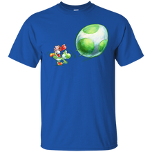Load image into Gallery viewer, Baby Mario, Yoshi and the Giant Egg. T-Shirt