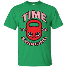 Load image into Gallery viewer, Time To Go Swinging - Kawaii Kettlebell (red) T-Shirt
