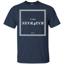 Load image into Gallery viewer, Nevr4evr on Black T-Shirt