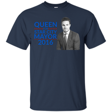 Load image into Gallery viewer, Queen For Star City Mayor 2016 - Oliver Queen Edition T-Shirt - usatodayshirt.com