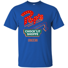 Load image into Gallery viewer, Pop's Chock'Lit Shoppe from Riverdale cafe logo T-Shirt