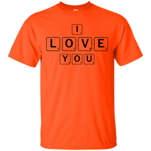 Load image into Gallery viewer, "I Love You" Scrabble Tiles T-Shirt - usatodayshirt.com