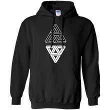 Load image into Gallery viewer, Penrose Triangles on Black T-Shirt - usatodayshirt.com
