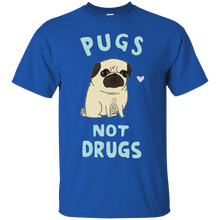 Load image into Gallery viewer, Pugs Not Drugs T-Shirt
