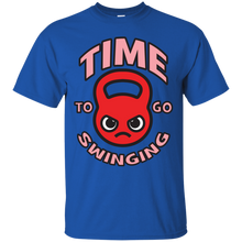 Load image into Gallery viewer, Time To Go Swinging - Kawaii Kettlebell (red) T-Shirt